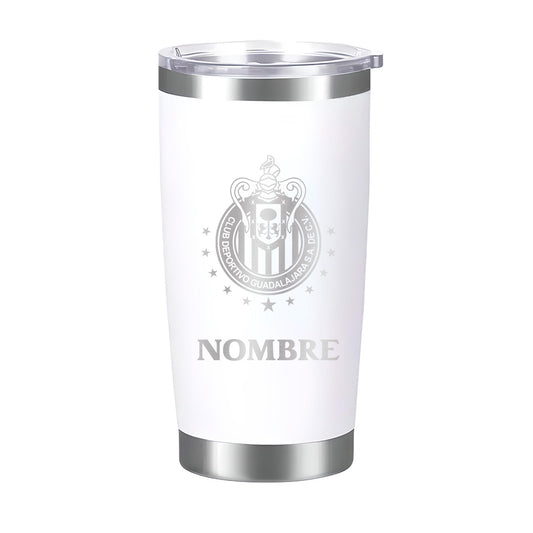 Termo Chivas 20oz Blanco - Personalizado Nombre