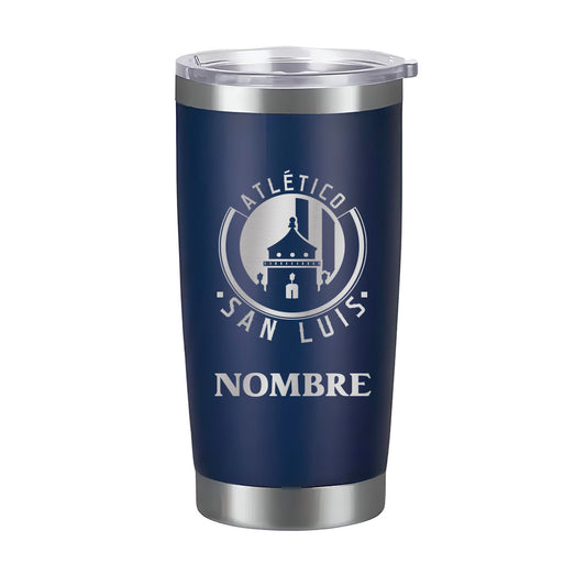 Termo Atlético San Luis 20oz Azul Navy - Personalizado Nombre