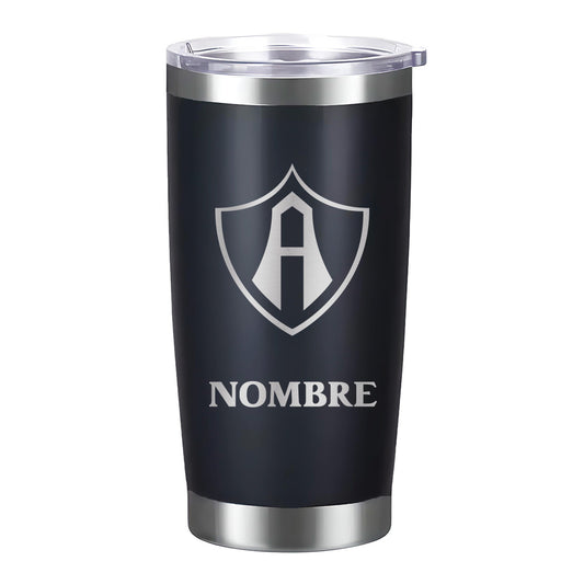 Termo Club Atlas 20oz Negro - Personalizado Nombre