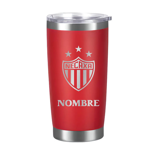 Termo Necaxa 20oz Rojo - Personalizado Nombre