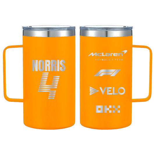 Termo Lando Norris McLaren 24oz Naranja