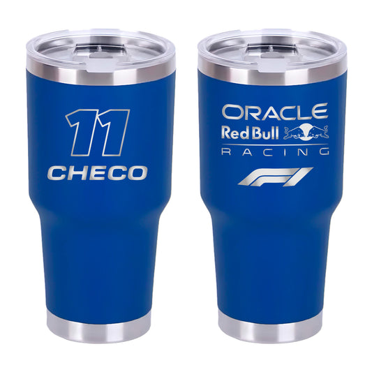 Termo Checo Pérez Red Bull Racing 30oz Azul Marino