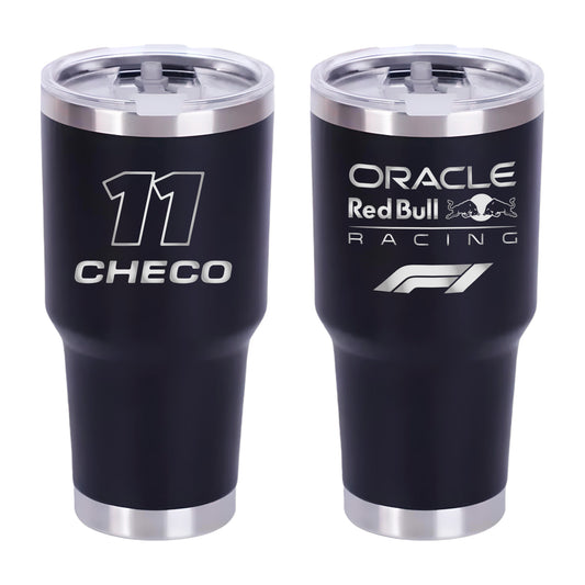 Termo Checo Pérez Red Bull Racing 30oz Negro