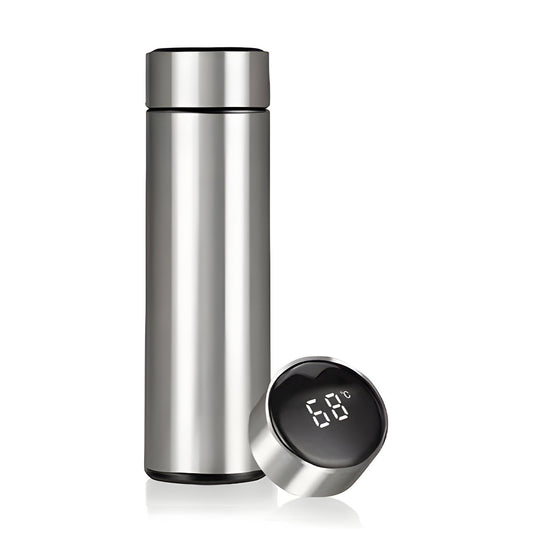 Termo Digital 500ml - Plata