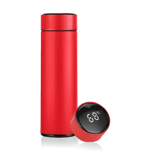 Termo Digital 500ml - Rojo