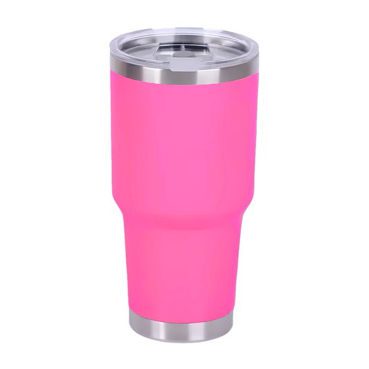 Termo Personalizado 30oz  - Rosa Neon